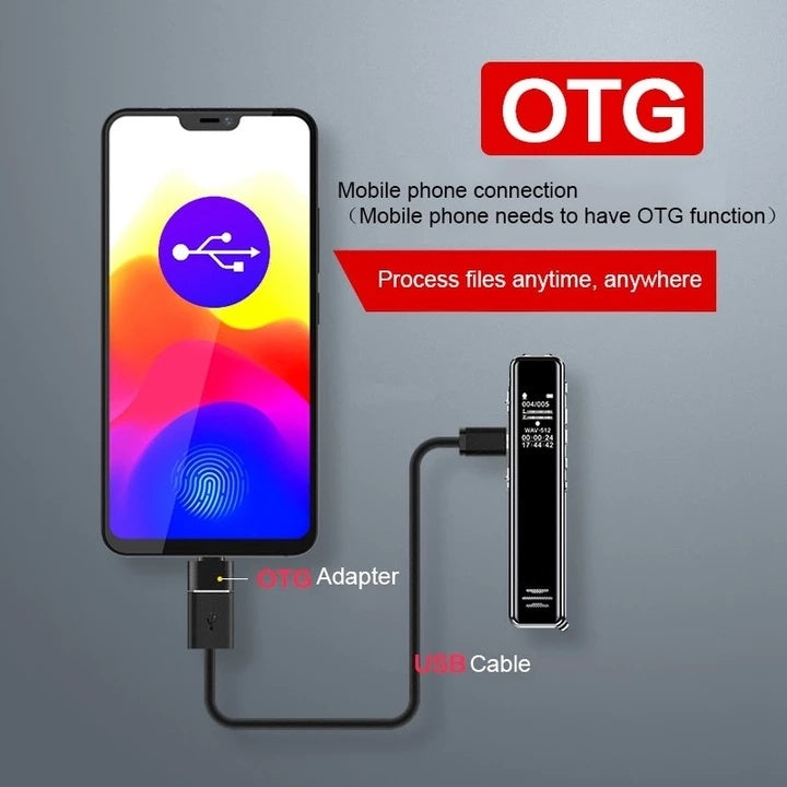 Professional Digital Voice Recorder - Crystal Clear Audio