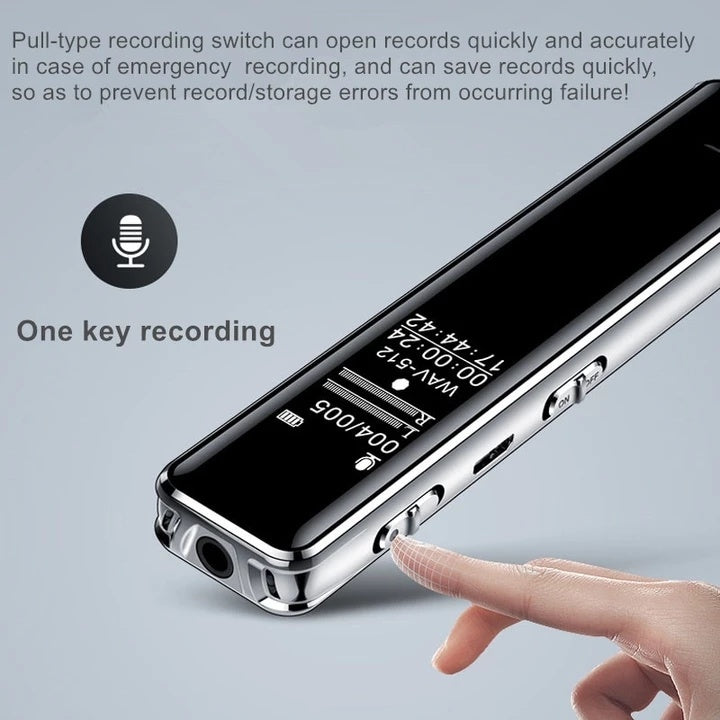 Professional Digital Voice Recorder - Crystal Clear Audio