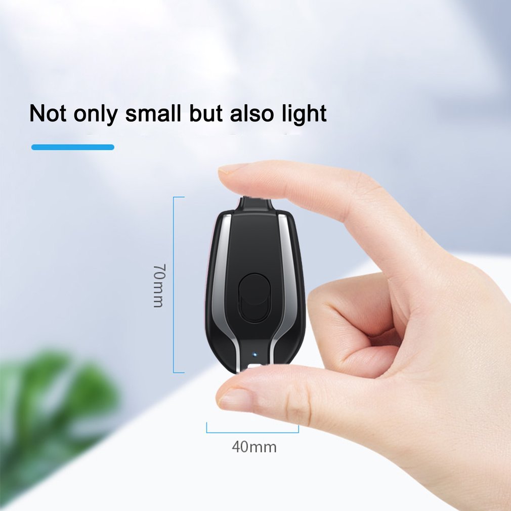 Mini Power Keychain, Fast Charging Backup Power Bank