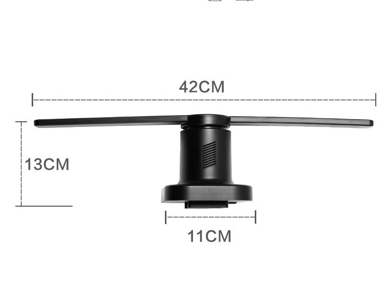 3D Holographic Projector Hologram Player Display Fan Unique Hologram Projector - GeeStatuS