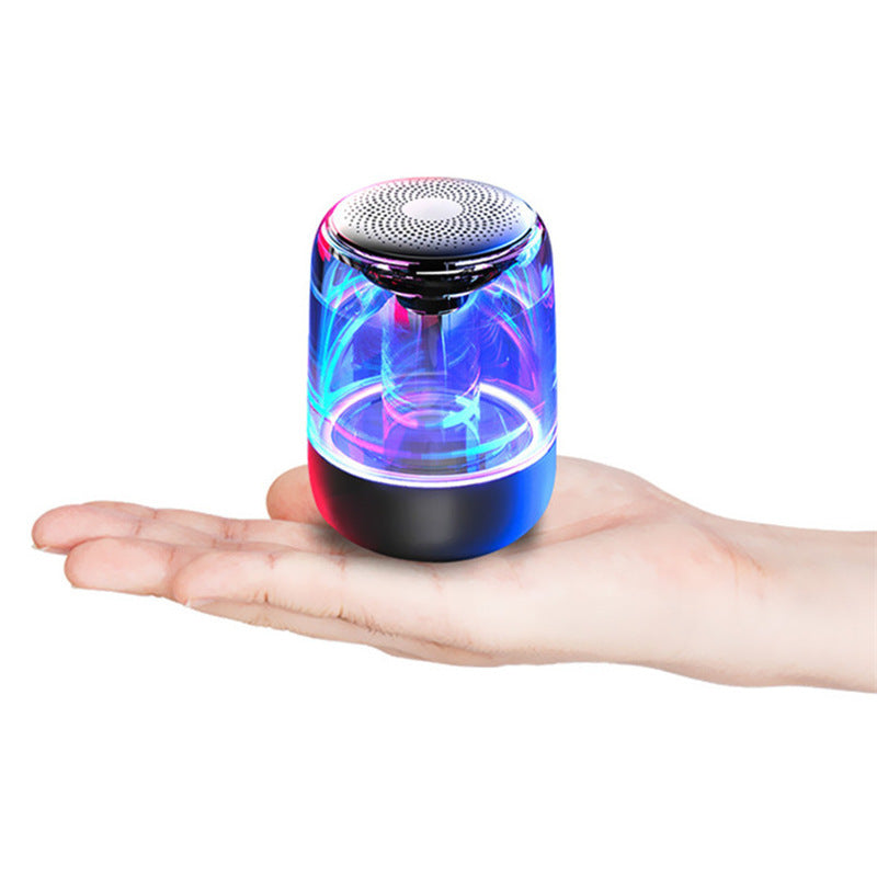 Portable Speakers Bluetooth Column Wireless Bluetooth Speaker Powerful Bass Radio with Variable Color LED Light - GeeStatuS