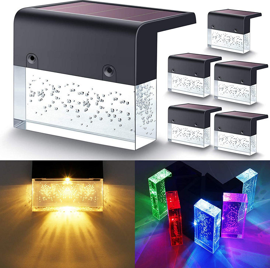 New Waterproof Step RGB LED Solar Light