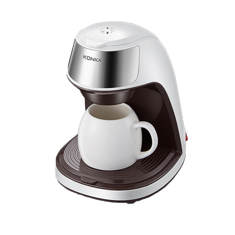 New Coffee Machine Fully Automatic Home Office Mini American Small Portable Coffee Maker - GeeStatuS
