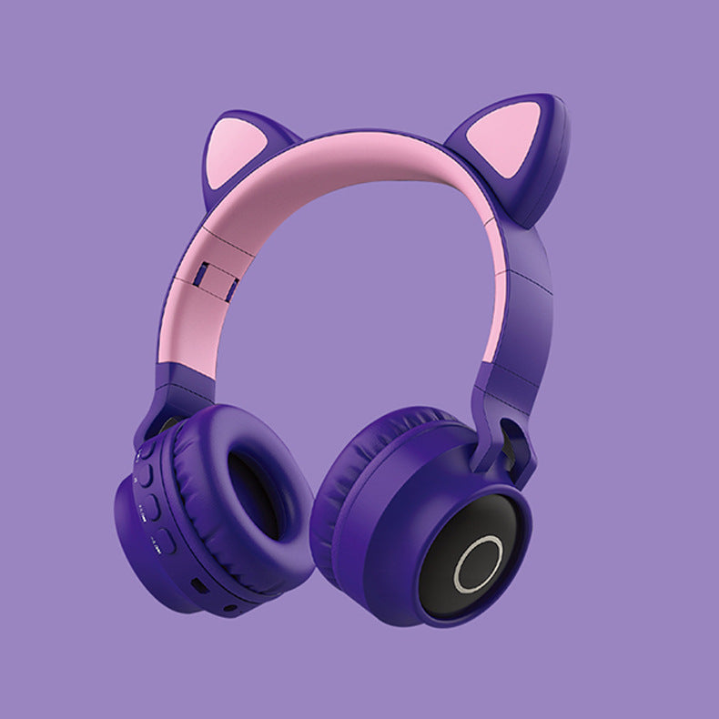 Wireless LED Cat Ear Headphones - Gaming & Music Light-Up Headset