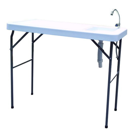 Outdoor Cleaning Table w/ Sink And Faucet