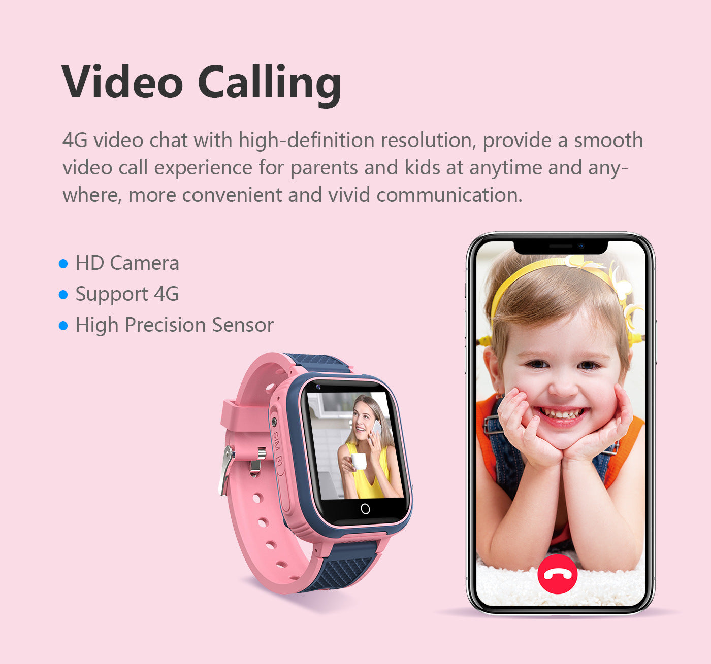 4G Waterproof Touch Camera Electronic Positioning Children's Phone Smart Watch - GeeStatuS