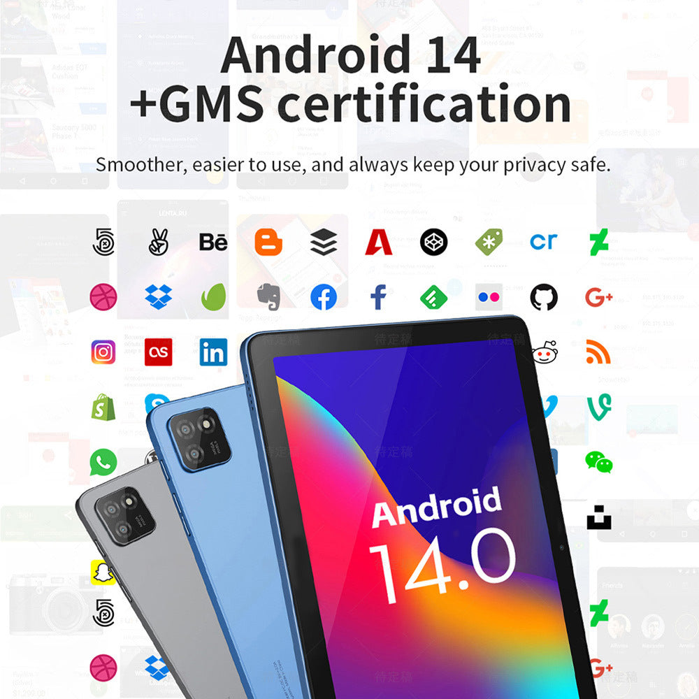 G-tab T9 Rockchip RK3562 Quad Core 3GB 3GB RAM 64GB ROM 10.1 Inch Android 14 Tablet PC  Grey - GeeStatuS