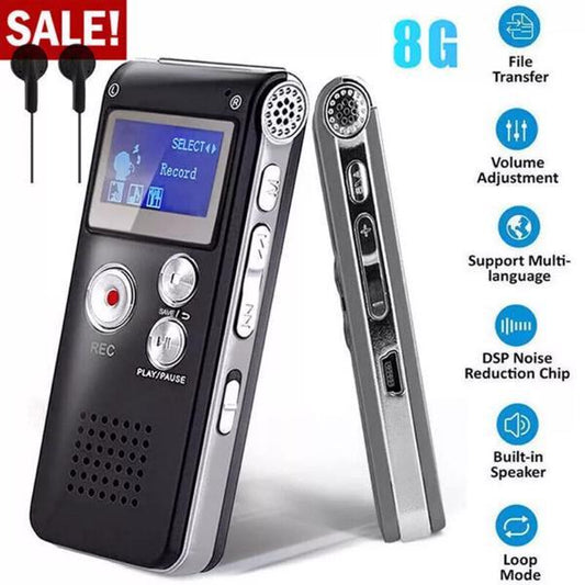 Digital Voice Recorder, Mini Voice Recorder - GeeStatuS