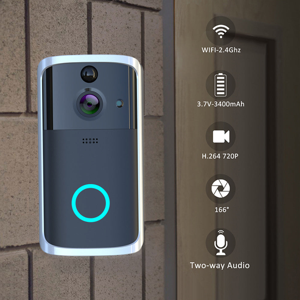 WiFi Video Doorbell Camera - HD Security with Two-Way Audio