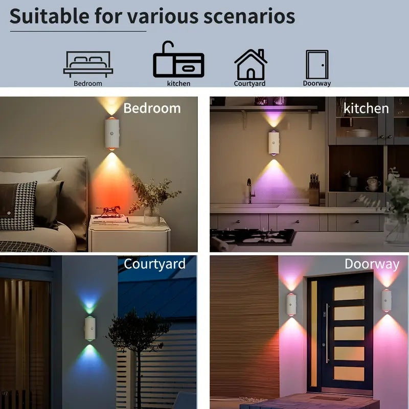 RGB Gradient LED Night Light | Motion Sensor | Rechargeable - BrightDreams