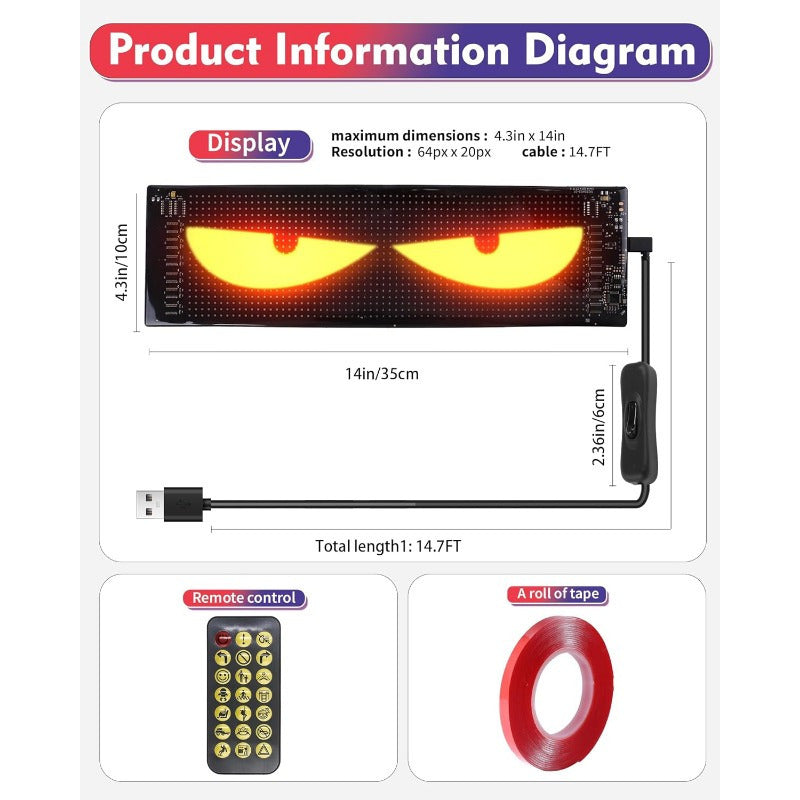 14 Inch LED Panel Programmable Display
