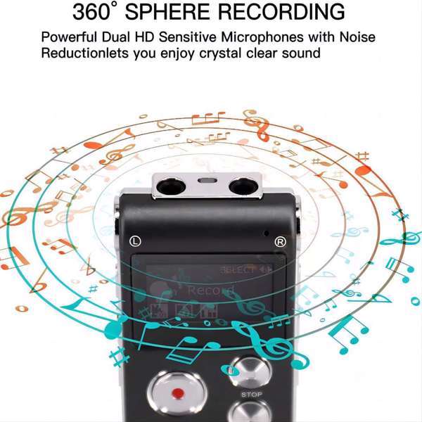 Digital Voice Recorder, Mini Voice Recorder - GeeStatuS