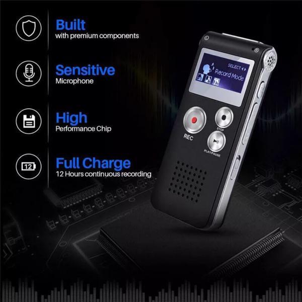 Digital Voice Recorder, Mini Voice Recorder - GeeStatuS