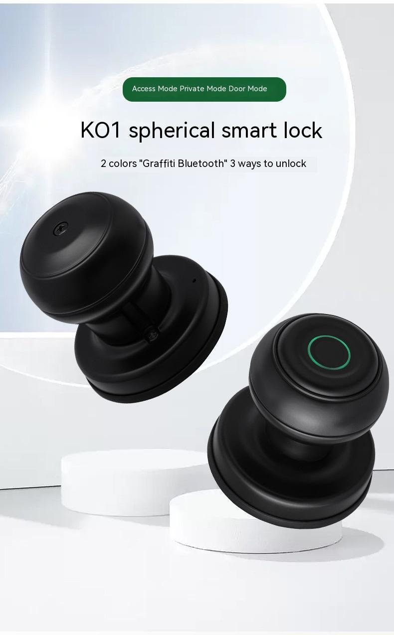 Smart Fingerprint Doorknob Lock