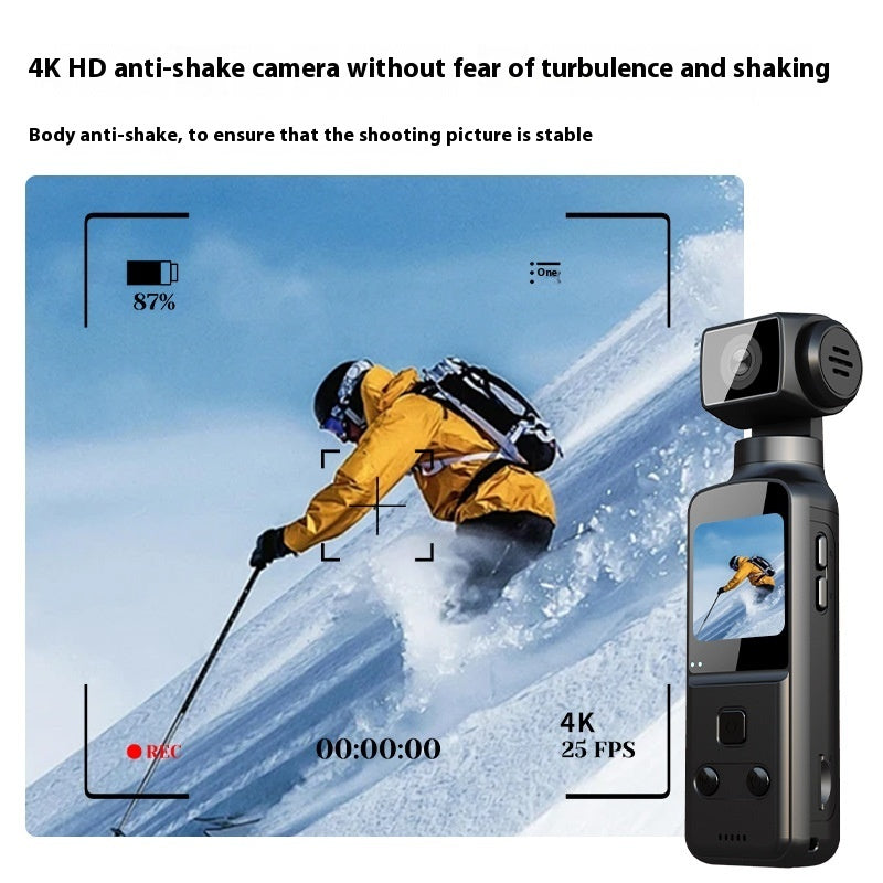 4K HD Anti Shake Pocket Sports Camera Mini - GeeStatuS