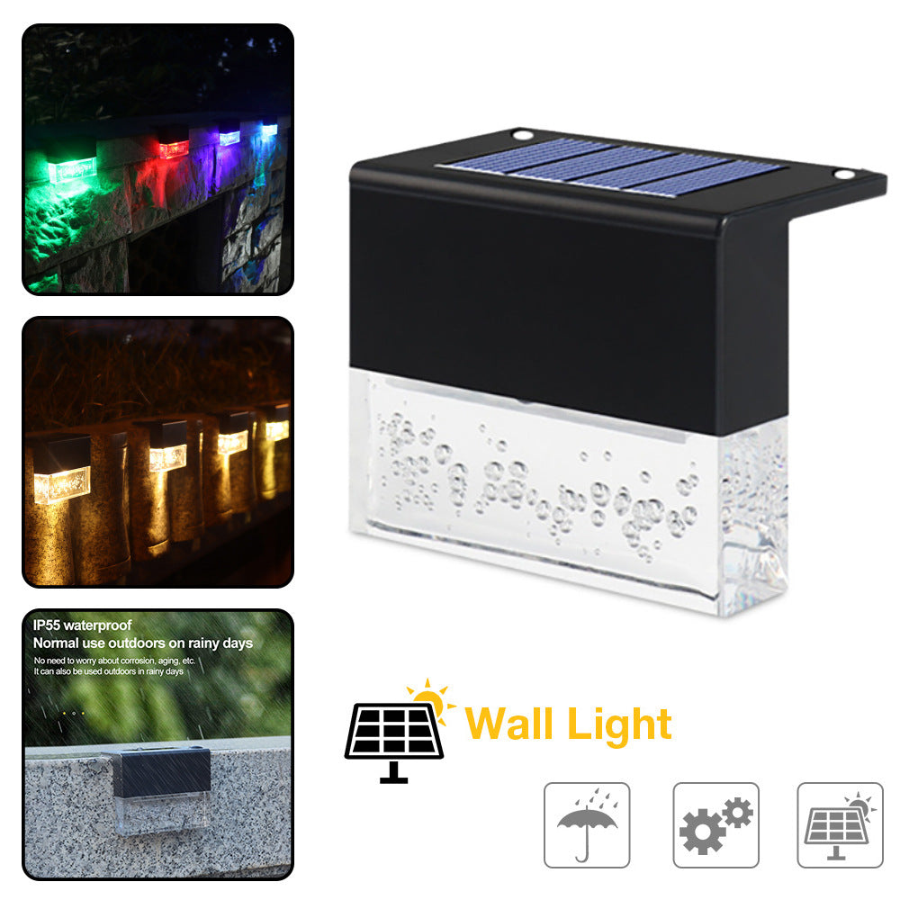 New Waterproof Step RGB LED Solar Light