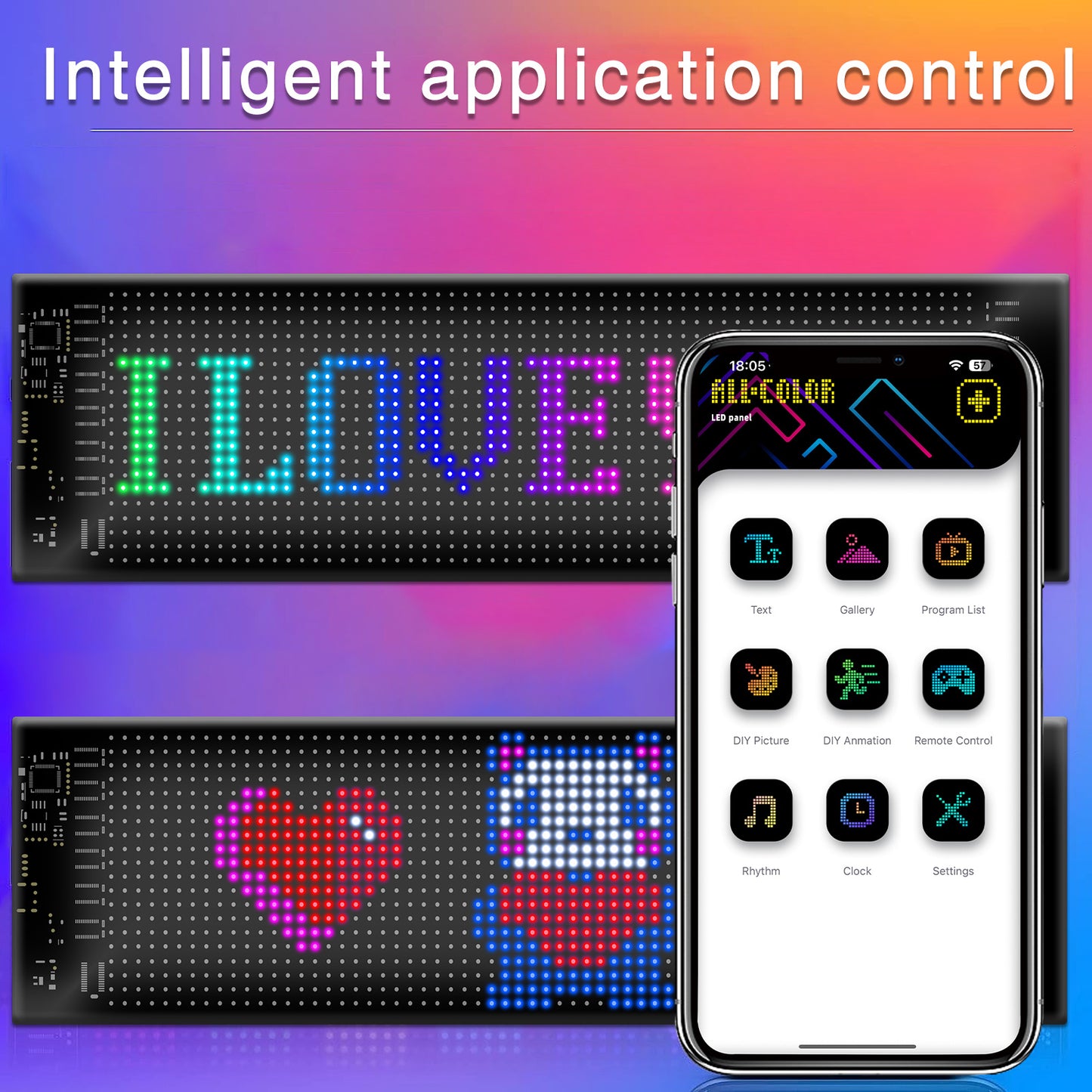 14 Inch LED Panel Programmable Display