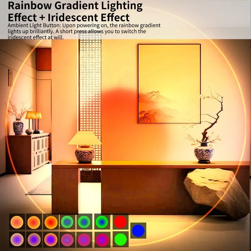 RGB Gradient LED Night Light | Motion Sensor | Rechargeable - BrightDreams