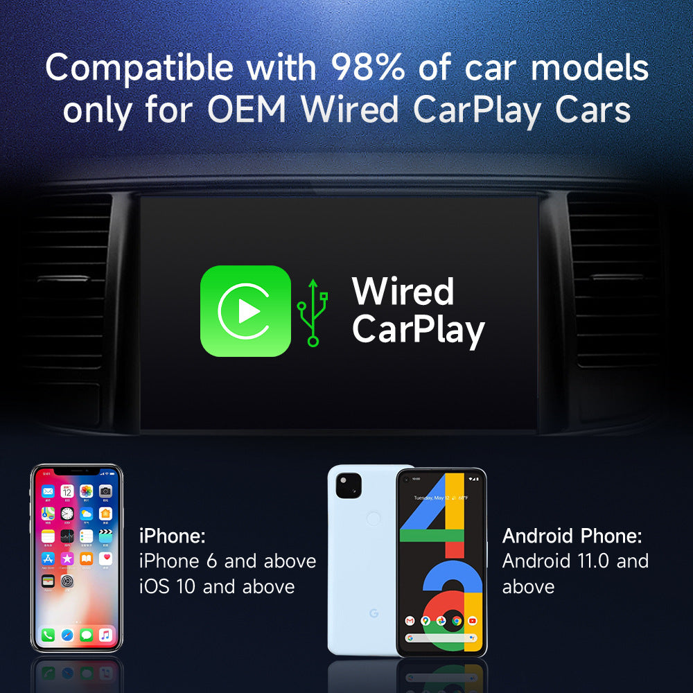 Carplay Original Car Wired To Wireless AI Box - GeeStatuS