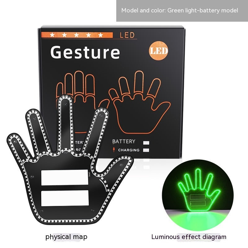 Car Gesture Light - Multifunction Prompt Warning Light for Home or Car Decor