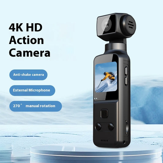 4K HD Anti Shake Pocket Sports Camera Mini - GeeStatuS