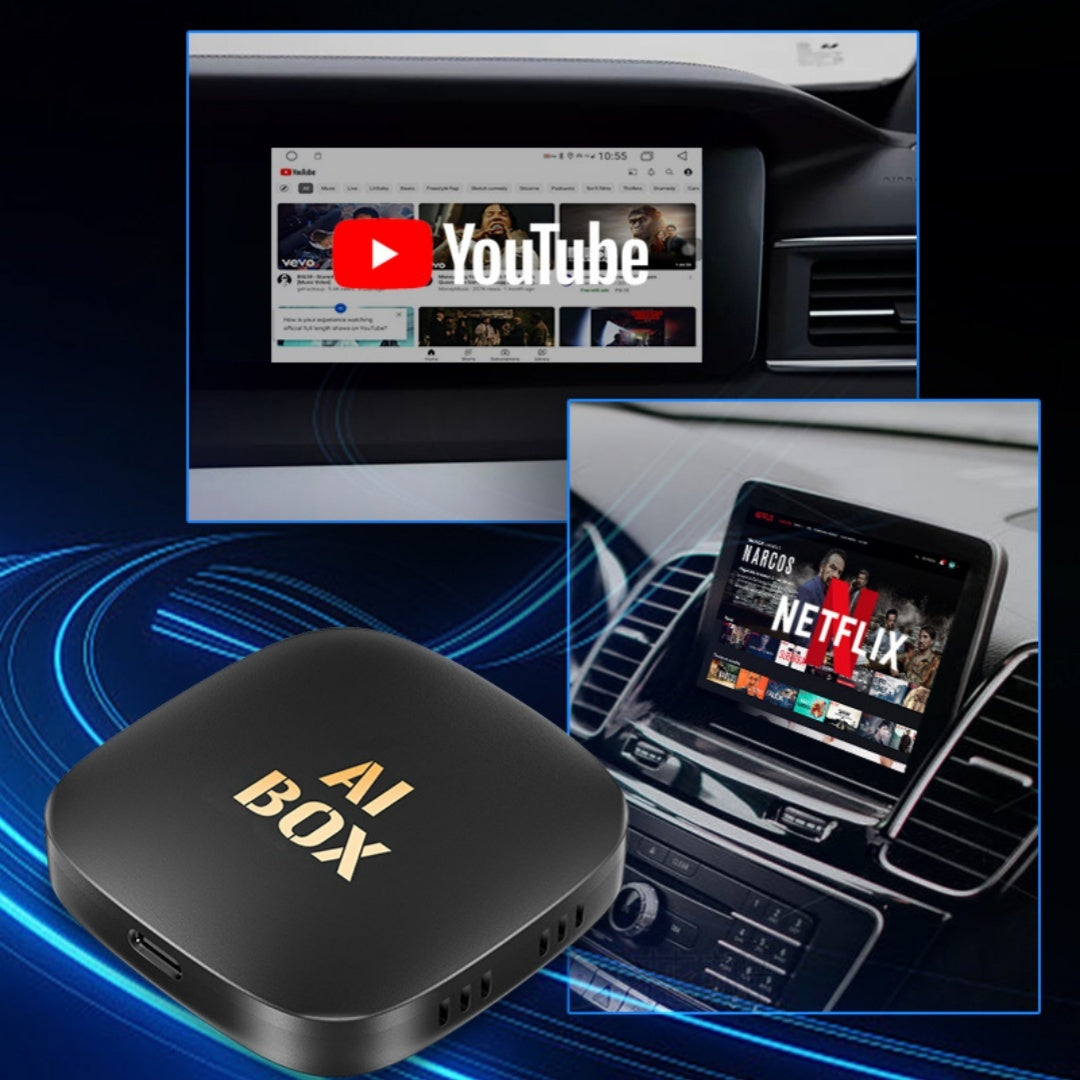 Smart Wireless Carplay Adapter-Watch Netflix-YouTube🤩