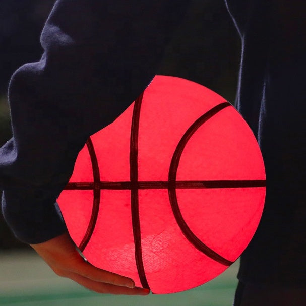 LED Basketball Light Up Bright Streetball Classic Size 7 Luminous Basketball Glowing for Birthday Gift - GeeStatuS