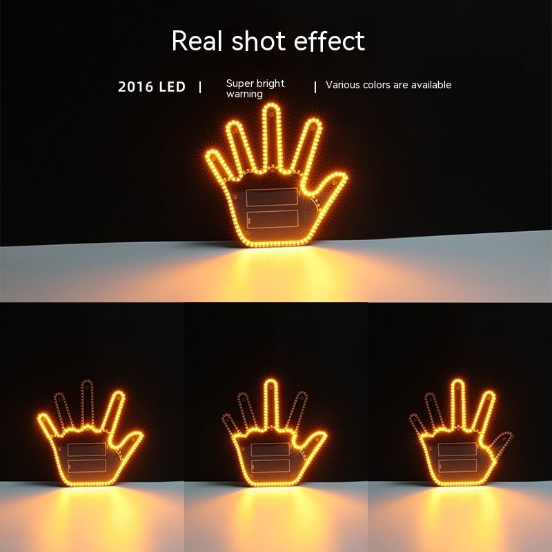 Car Gesture Light - Multifunction Prompt Warning Light for Home or Car Decor